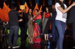 Anushka Sharma, Ranbir Kapoor, Kiron Kher, Karan Johar, Malaika Arora Khan on the sets of India